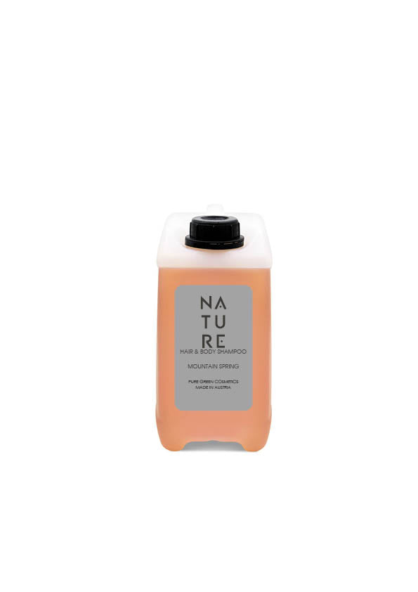 3-Liter Shampoo & Duschgel-Kanister mit BIO Kräuter & Bergquellwasser für sanfte Reinigung & gepflegtes Haar | Vegan