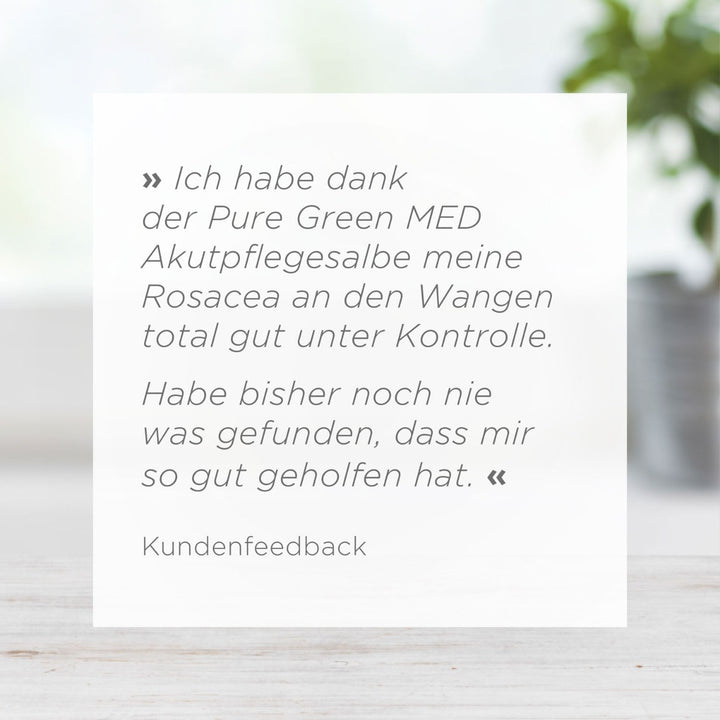 Kundenfeedback über Akut-Pflegesalbe mit Nachtkerzenöl & Sheabutter für sofortige Linderung und intensive Feuchtigkeit bei trockener, gereizter Haut, Bio & Vegan.