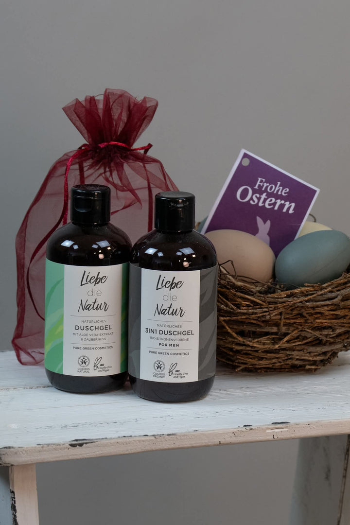 Osterset Duschgel für sie & ihn | Aloe Vera & 3in1 Men