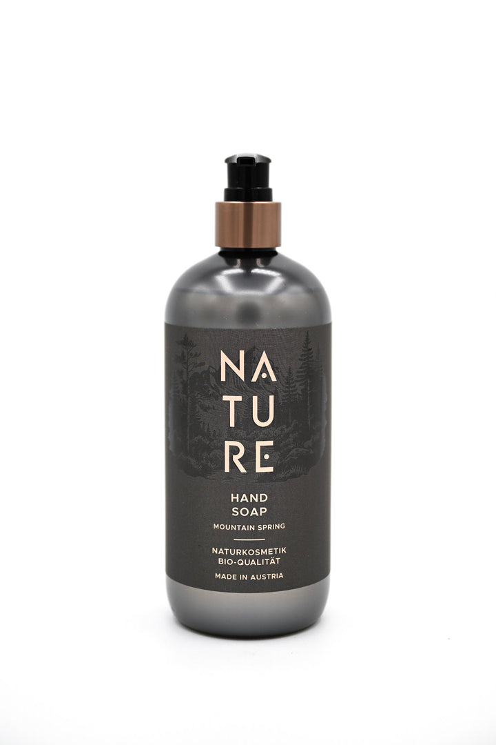Handseife mit BIO Kräuter & Bergquellwasser für sanfte Reinigung & erfrischendes Hautgefühl | Vegan