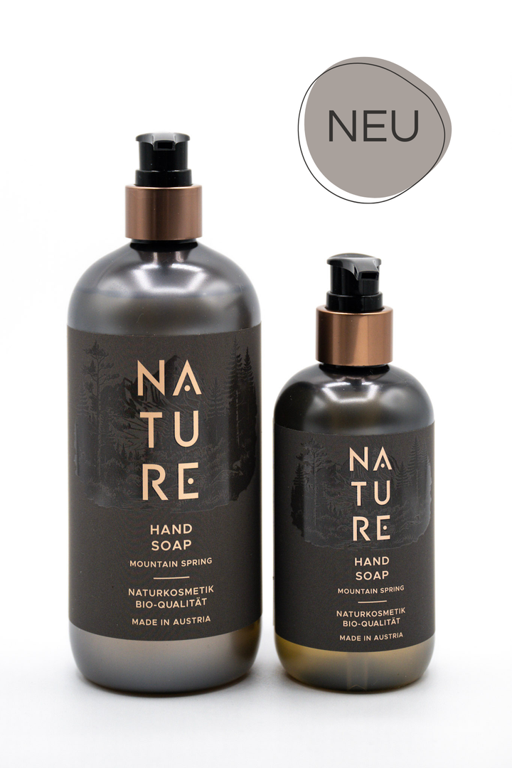 Handseife mit BIO Kräuter & Bergquellwasser für sanfte Reinigung & erfrischendes Hautgefühl | Vegan