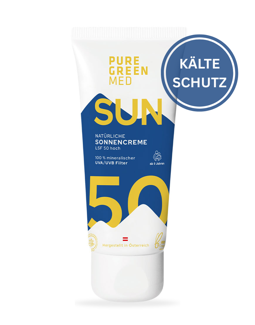 Sonnencreme LSF 50 mit Zinkoxid & Sonnenblumenöl für mineralischen UV‑Schutz & intensive Feuchtigkeit | Vegan