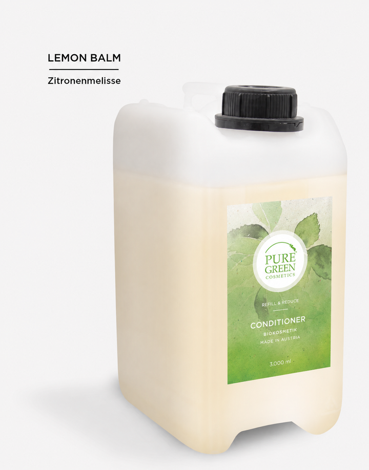 3-Liter Conditioner-Kanister mit BIO Zitronenmelisse & BIO Lindenblüte für leichte Kämmbarkeit | Vegan