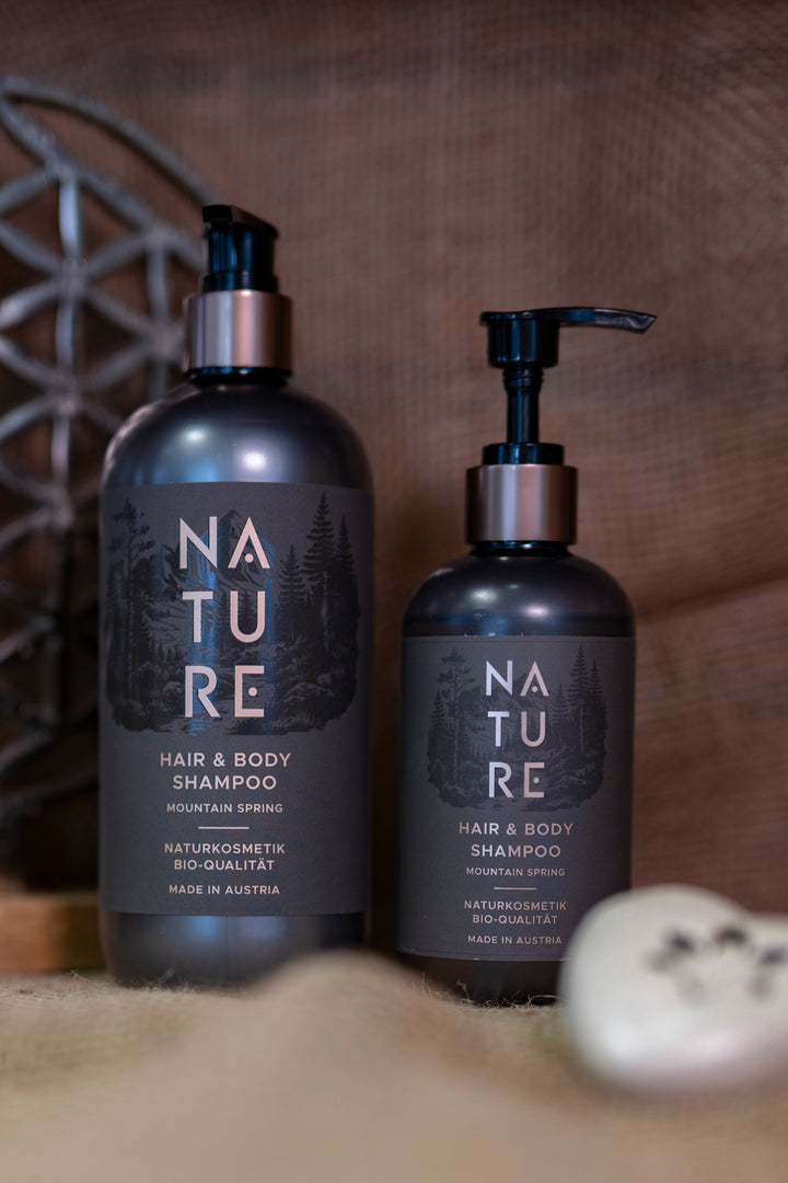 Conditioner mit BIO Kräuter & Bergquellwasser für leichte Kämmbarkeit & glänzendes Haar | Vegan