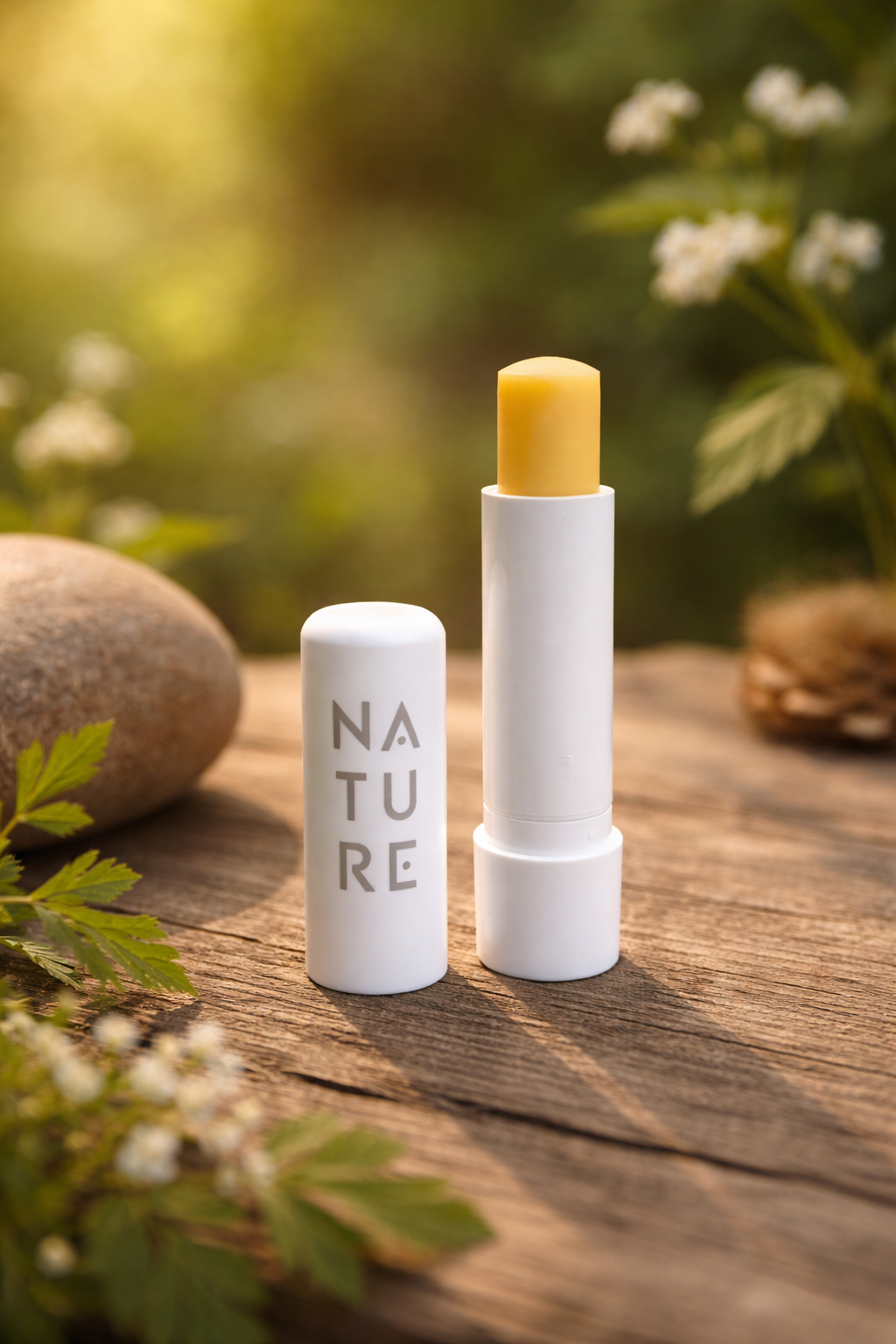 Lippenpflegestift mit BIO Sheabutter & BIO Kakaobutter für geschmeidige & intensiv gepflegte Lippen | Vegan